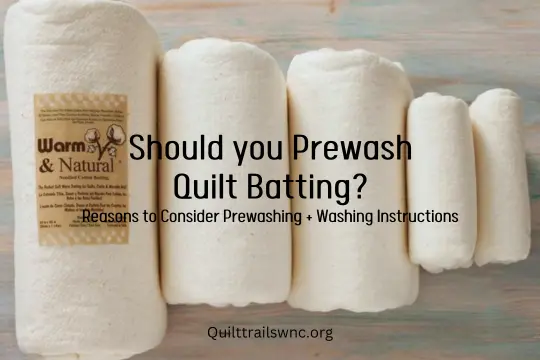 Should You Prewash Quilt Batting?