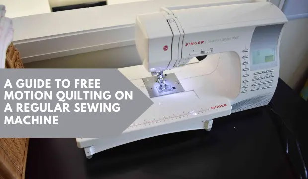 Doing free motion quilting on a regular sewing machine