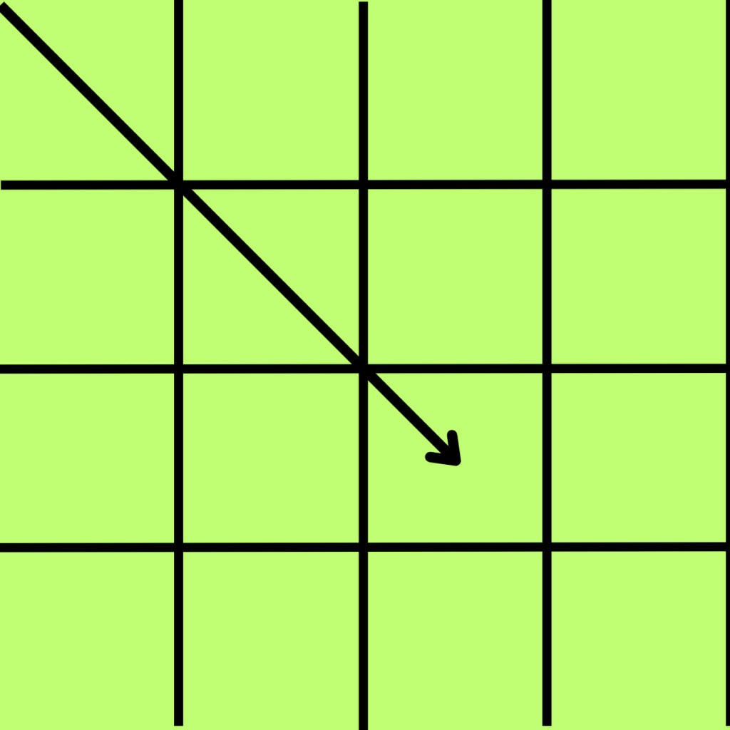 Cross ‘’X’’ Line quilt pattern