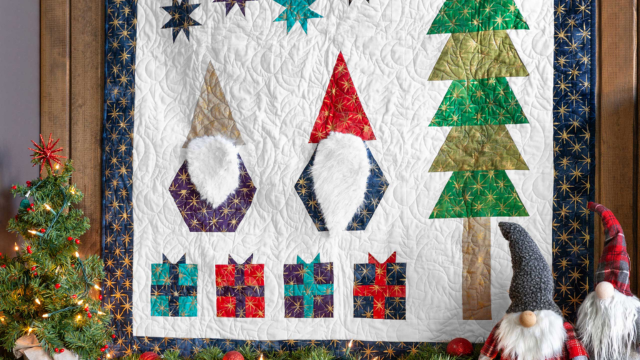 Winter wall hanging quilt Tutorial